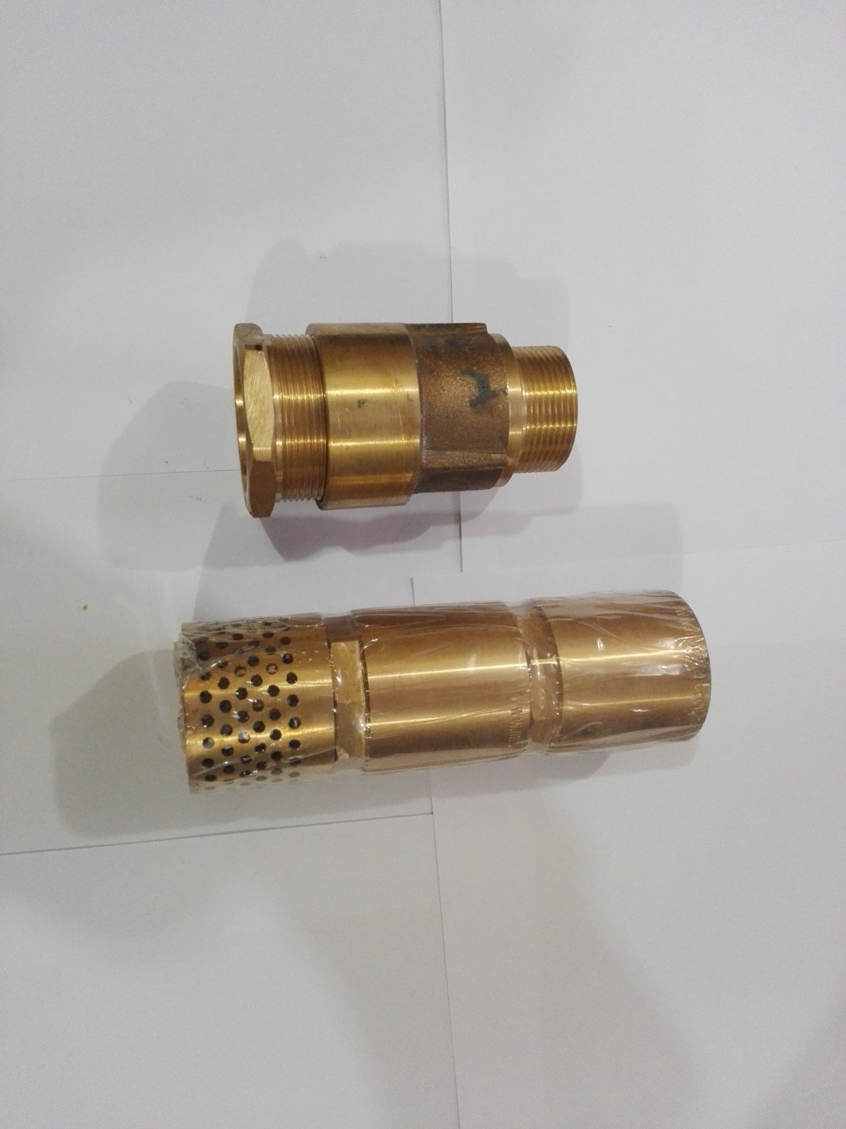 Brass Foot Valve and coupling