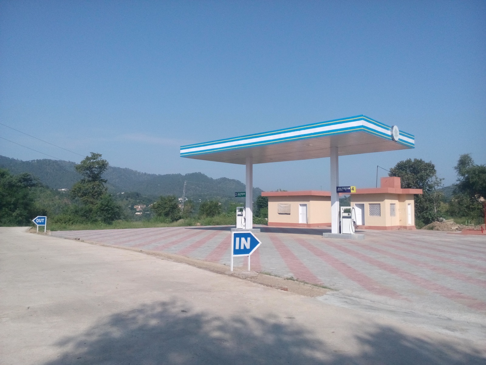 Completed fuel station project